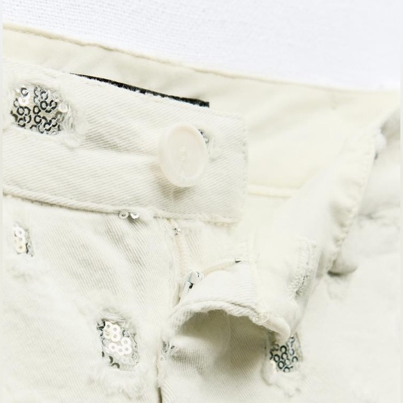 ZARA BLOGGER FAVORITE SEQUIN SKORT - Picture 9 of 13